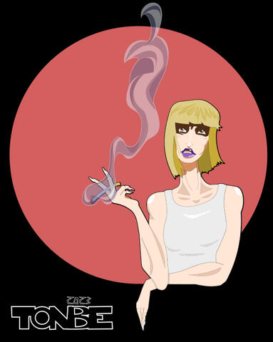 Klaasje, from the video game "Disco Elysium" fan art.